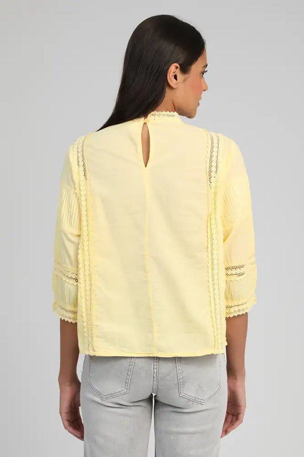 An'ge Samilou Yellow Blouse - The Mercantile London