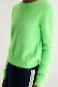 Bellerose Datti Vegas Green Angora-Blend Jumper