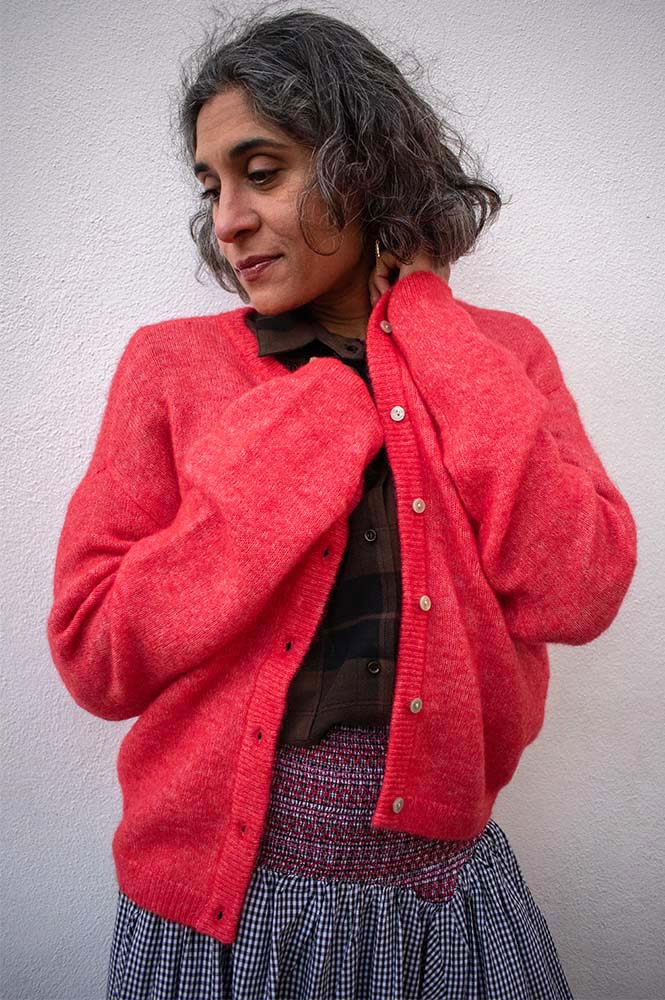 Object Agate Poinsettia Cardigan - The Mercantile London