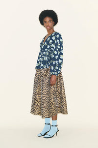 Samdi Bella Powder Blue Floral Blouse - The Mercantile London