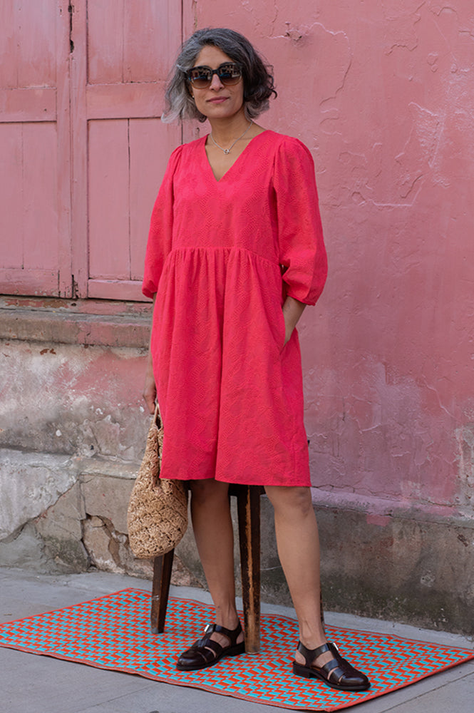 Numph Hensley Geranium Dress - The Mercantile London