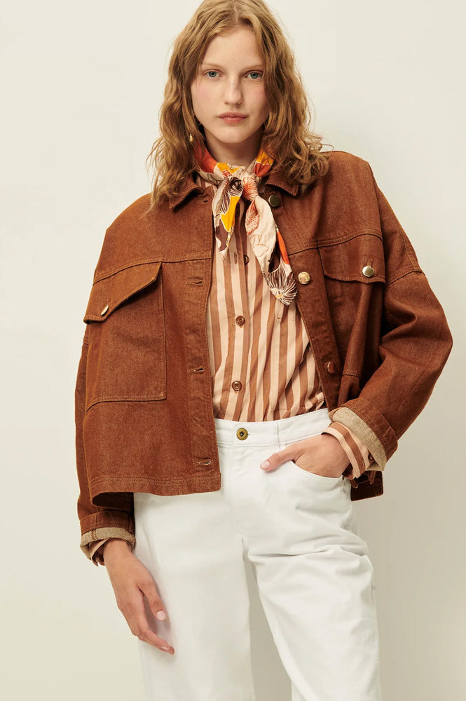 Sessùn Midwest Toffee Denim Jacket - The Mercantile London