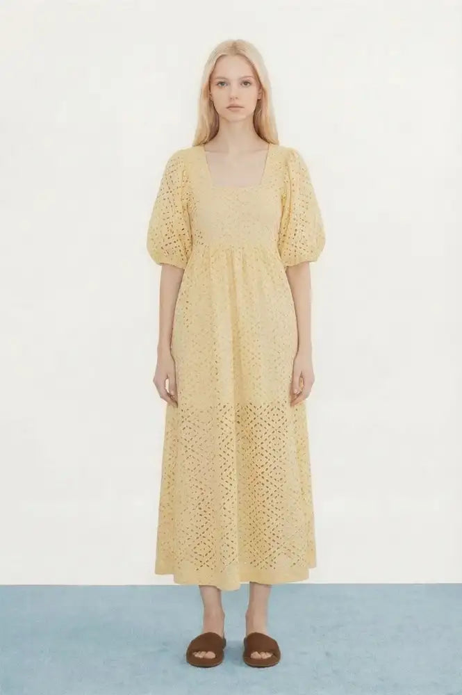 The Tiny Big Sister Yellow Dress - The Mercantile London