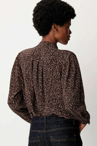 Sessùn Esperanzo Coffea Pianoroll Blouse