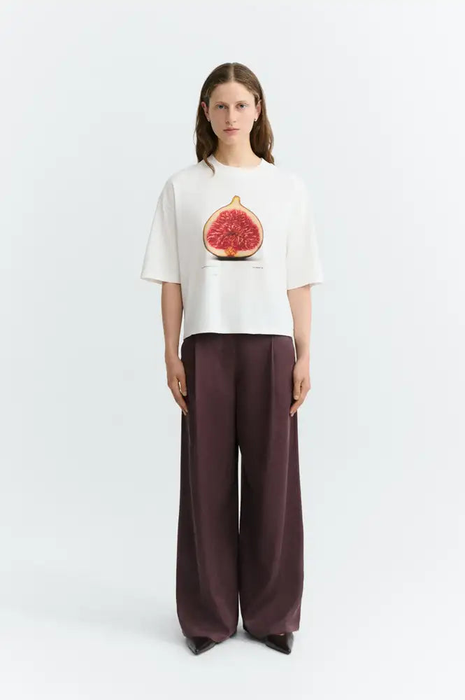 Thinking Mu Figa White Lena Tee