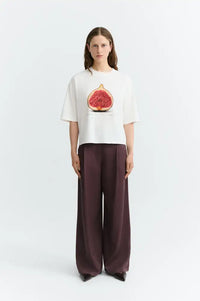 Thinking Mu Figa White Lena Tee
