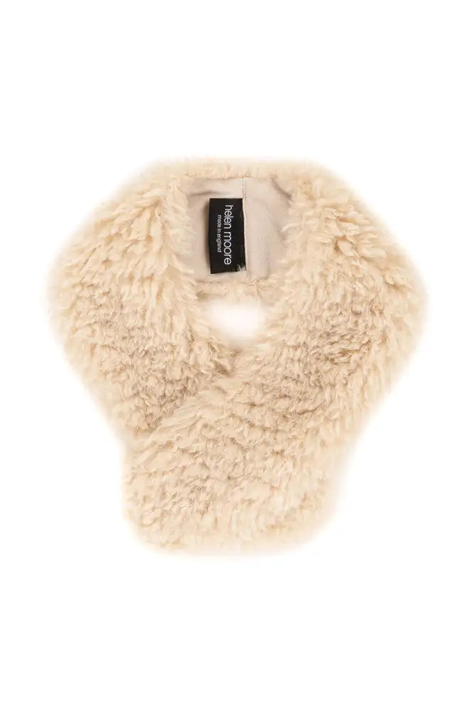 Helen Moore Vintage Cream Faux Sheepskin Collar