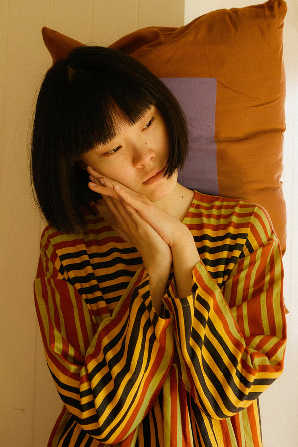 L.F. Markey Alder Painters Stripe Dress