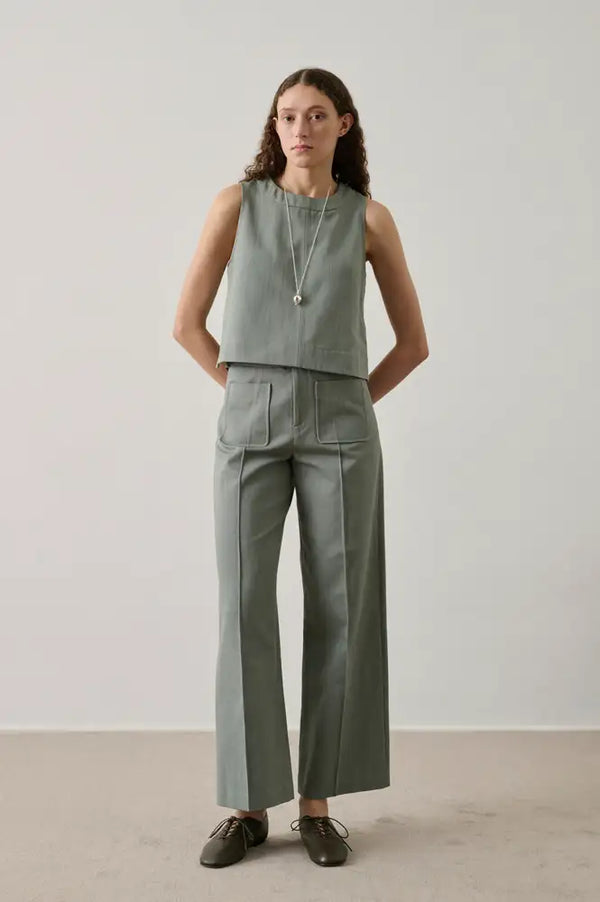 Soeur Pampa Pastel Green Top - The Mercantile London