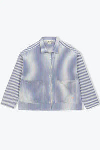 A.P Sun Cobalt Striped Shirt - The Mercantile London