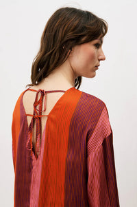 FRNCH Chaka Striped Red Top - The Mercantile London