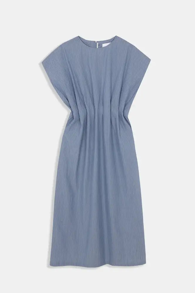 Rita Row Sybille Blue Stripes Dress - The Mercantile London