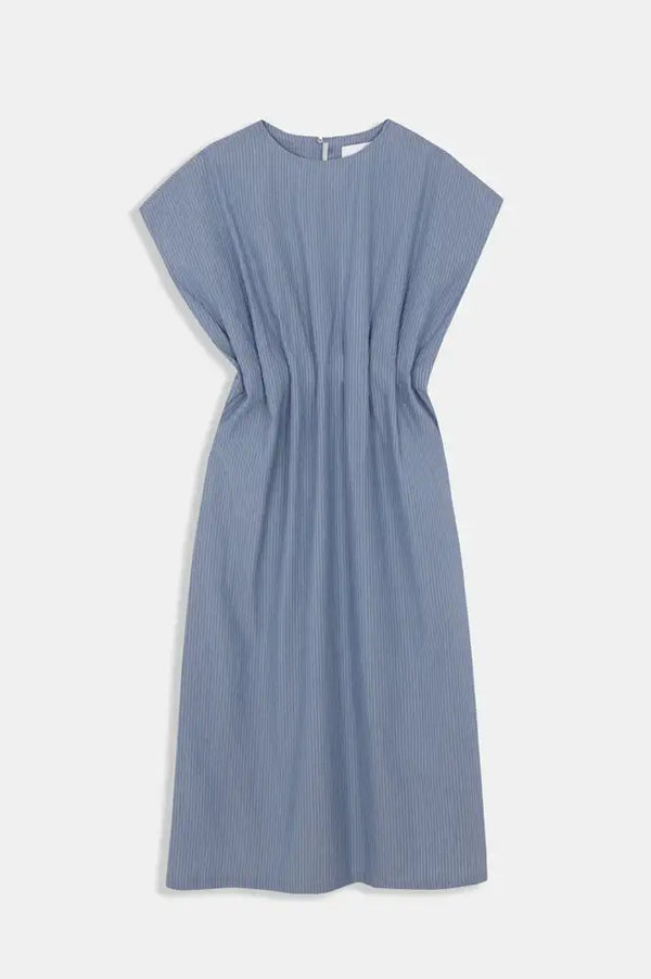 Rita Row Sybille Blue Stripes Dress - The Mercantile London