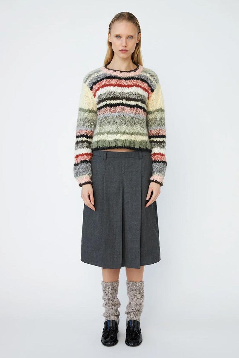 Dawn x Dare Bella Wooden Stripe Jumper - The Mercantile London