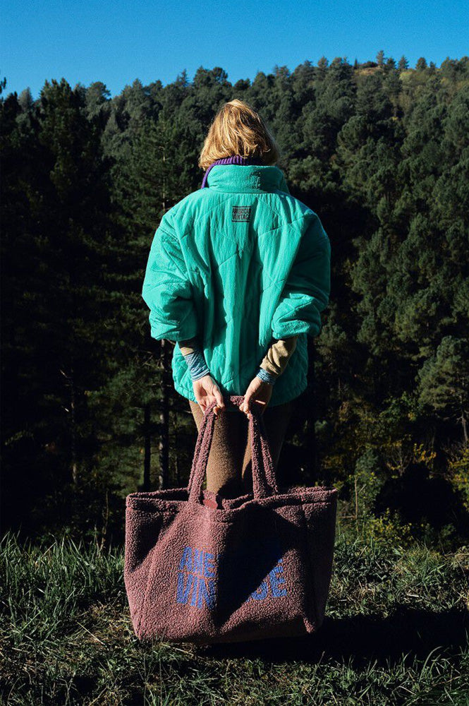 American Vintage Ifabay Turquoise Padded Jacket