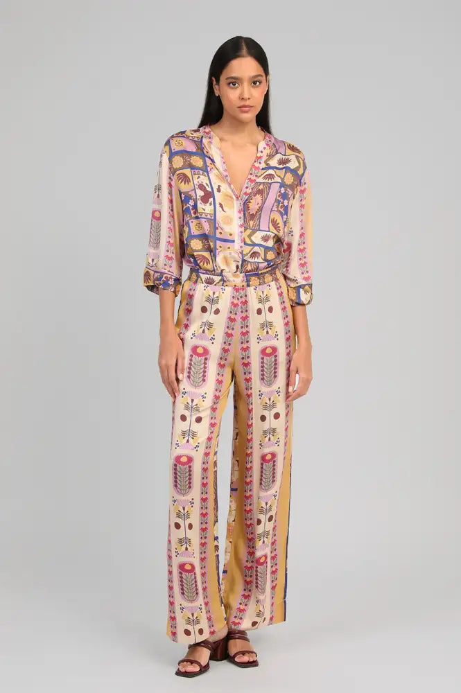 An'ge Rudylana Printed Trousers - The Mercantile London