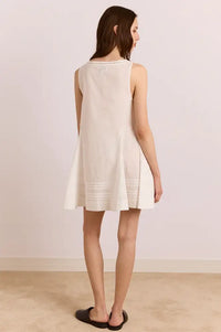 Damson Madder Raven White Mini Dress