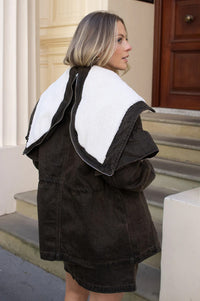 Seventy + Mochi Finn Cacao Denim Jacket - The Mercantile London