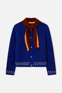 Dr Bloom Darling Azul Cardigan