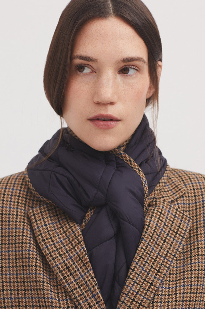 Nice Things Harris Check Blazer And Scarf - The Mercantile London