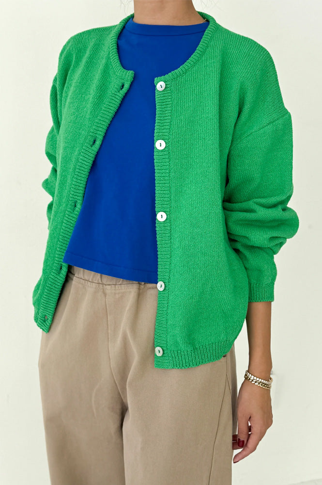 Le Bon Shoppe Leila Spring Green Cardigan