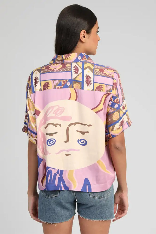 An'ge Shanone Patchwork Printed Shirt - The Mercantile London