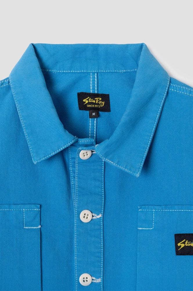 Stan Ray Bedford Imperial Blue Over-Shirt - The Mercantile London