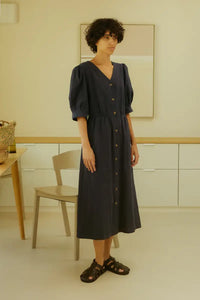 L.F. Markey Lowry Navy Dress - The Mercantile London