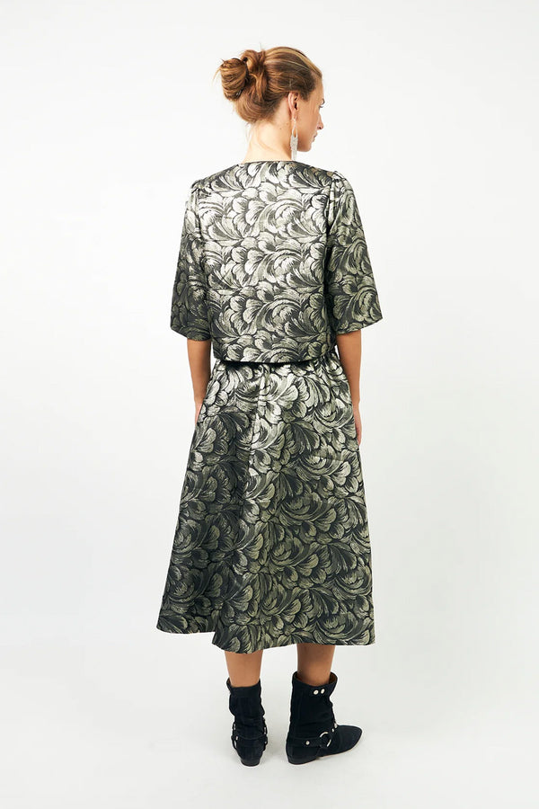 Lolly's Laundry Trine Silver Short Jacket - The Mercantile London