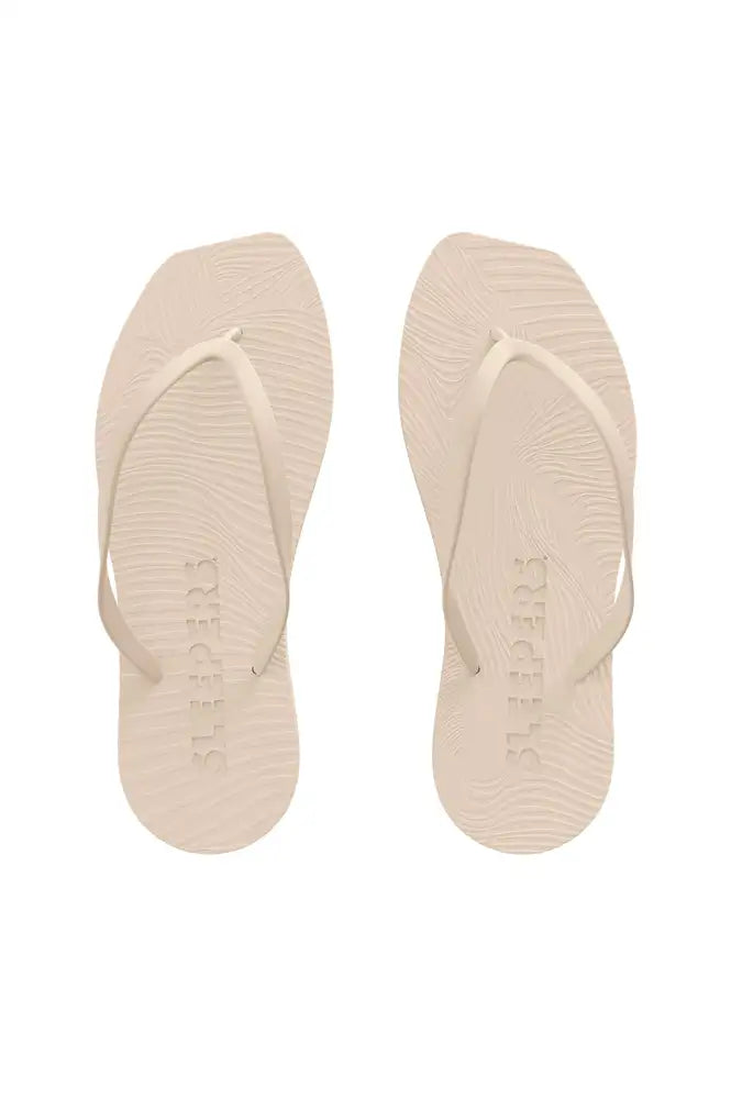 Sleepers Tapered Eggnog Flip Flops - The Mercantile London