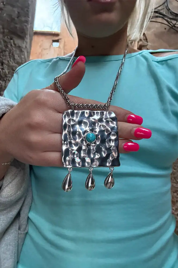 Briwok Reno Silver Necklace