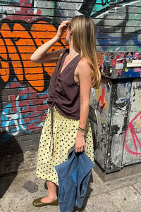 Damson Madder Lilo Butter Spot Mini Dress & Skirt
