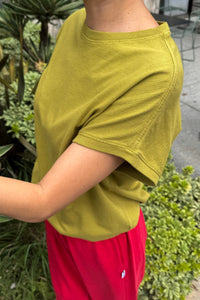 Le Bon Shoppe Ease Golden Olive Tee