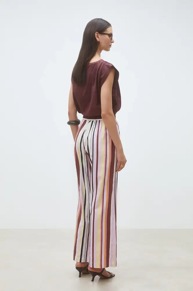 Suncoo Jay Rose Stripe Trousers - The Mercantile London