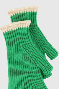 Howlin' Green Delight Lost My Fingers Ribbed Gloves - The Mercantile London