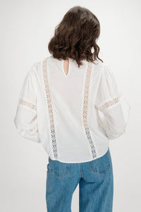 Grace & Mila Velma Ivory Blouse - The Mercantile London