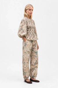Carmen Says Automne Floral Smocked Blouse - The Mercantile London