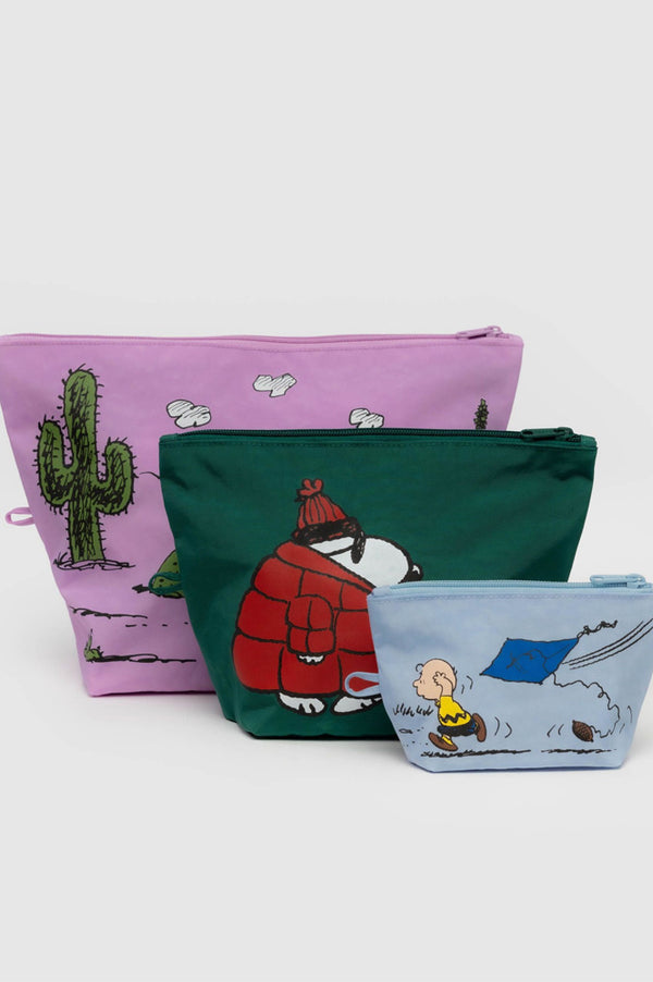 Baggu Peanuts Go Pouch Set