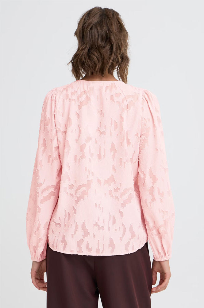 Fransa Mera Pale Mauve Blouse - The Mercantile London