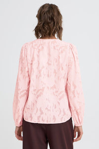Fransa Mera Pale Mauve Blouse - The Mercantile London
