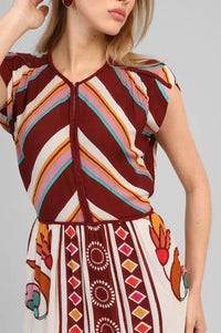 An'ge Olibia Katila Printed Dress - The Mercantile London