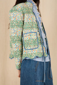 Bonté Mikka Spring Green Floral Jacket - The Mercantile London