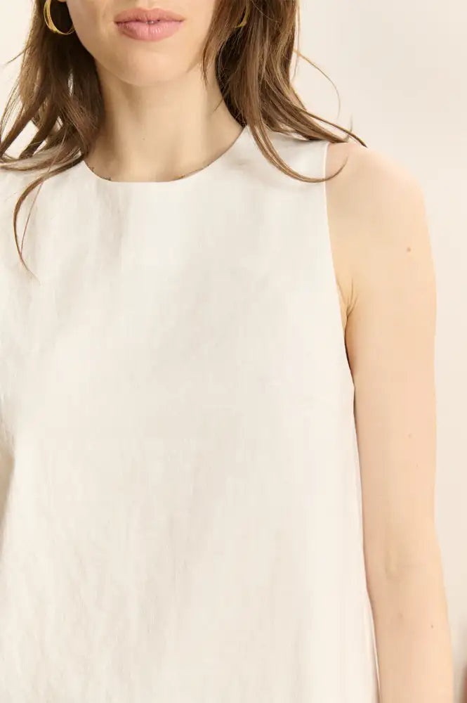 Garance Carla White Mini Dress - The Mercantile London
