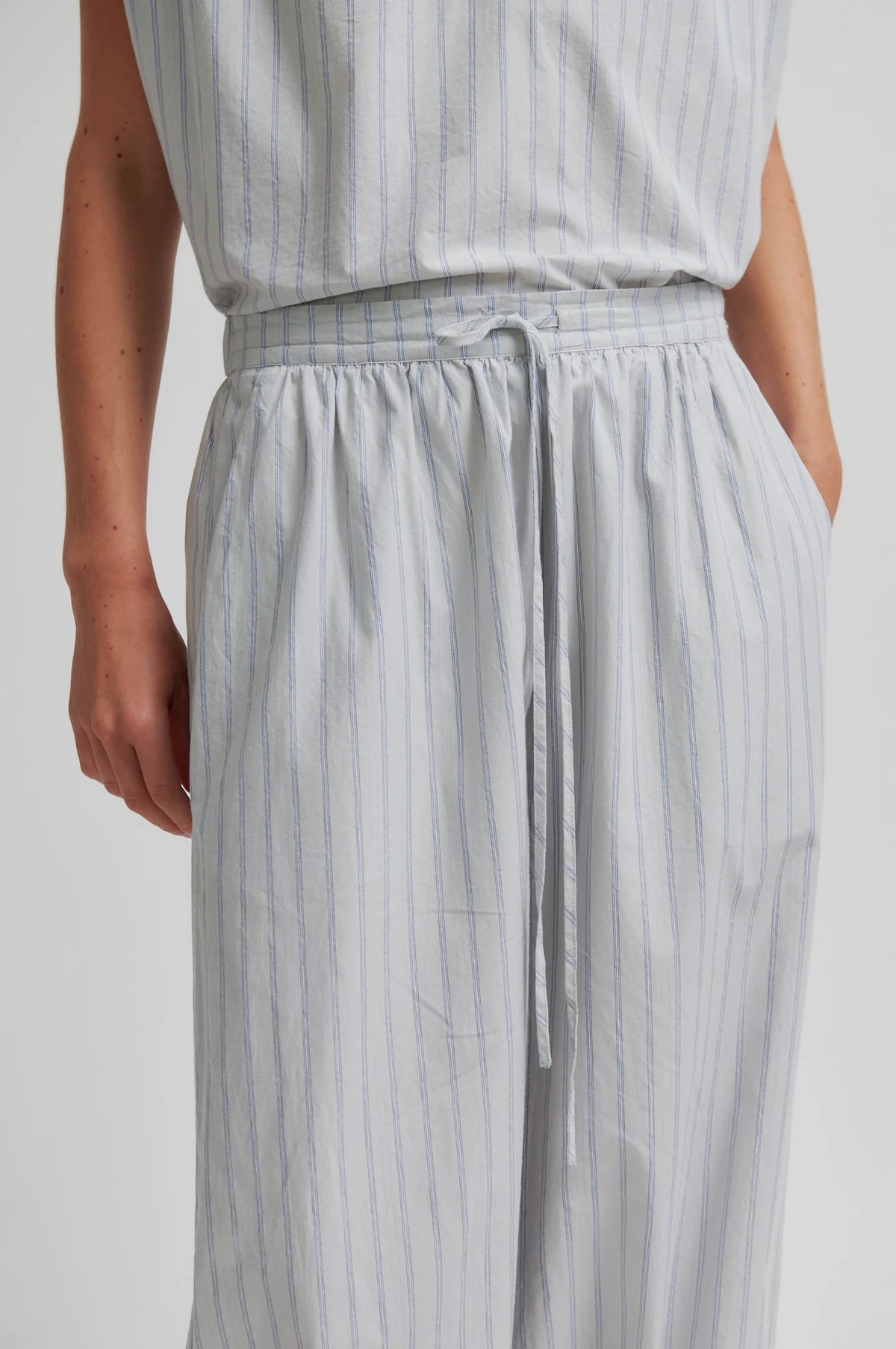 Second Female Sarisa Cashmere Blue Trousers - The Mercantile London