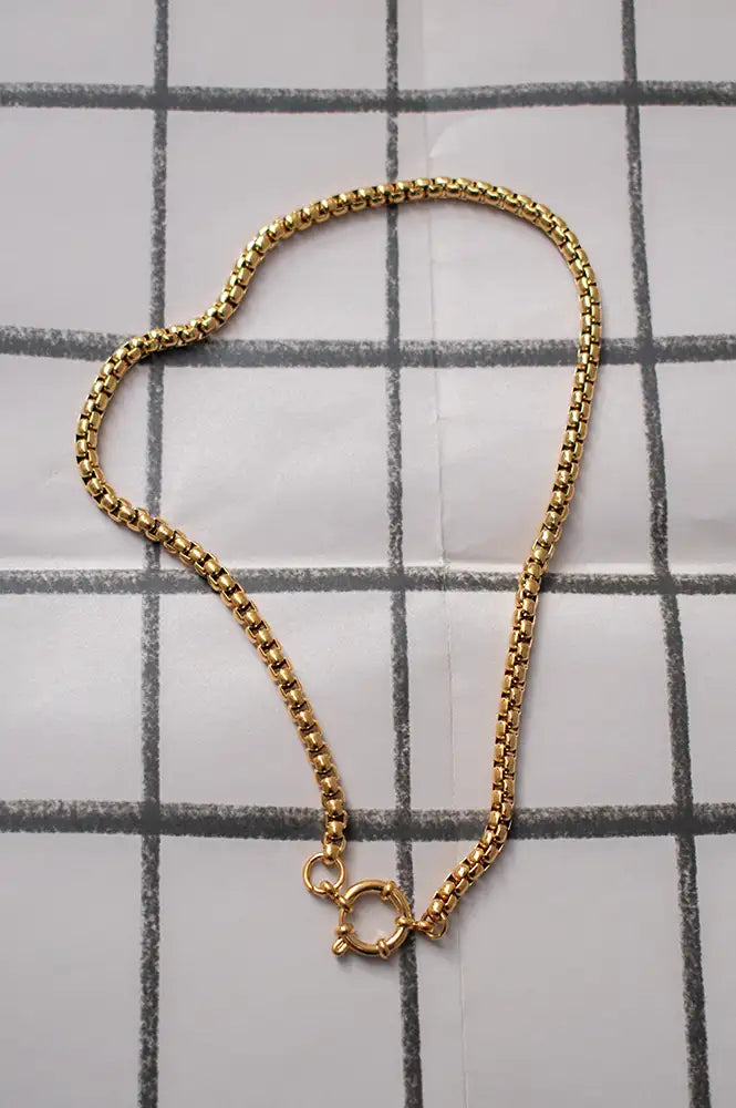Ashiana London Dakota Chunky Gold Choker Necklace
