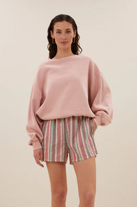 By-Bar Bibi Peach Dust Sweatshirt - The Mercantile London