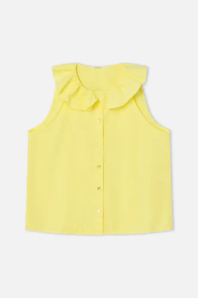 Dr Bloom Pesto Yellow Blouse - The Mercantile London