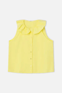 Dr Bloom Pesto Yellow Blouse - The Mercantile London