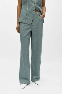 Object Sanni Botanical Striped Jeans - The Mercantile London