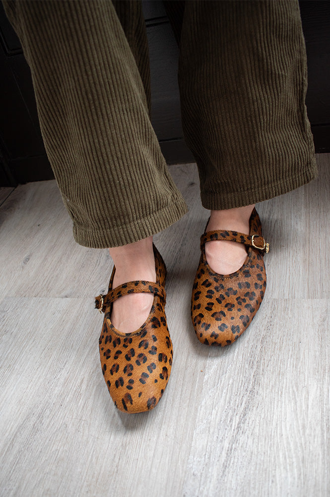 Petite Mendigote Carlita Pony Ballerinas - The Mercantile London